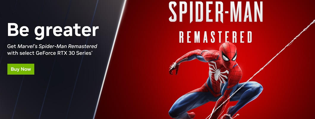 Get Marvel&#39;s Spider-Man Remastered with selected RTX 30 PCs