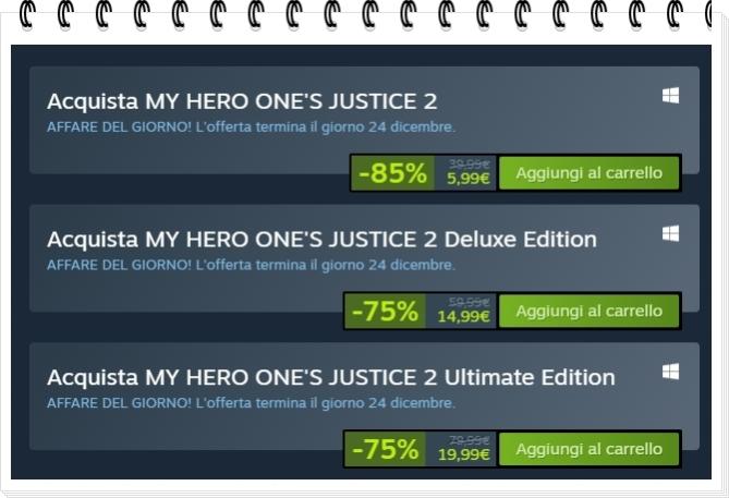 Save 85% on MY HERO ONE'S JUSTICE 2 on Steam